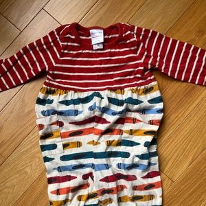 Hanna Andersson Crayon Romper 12-18 Months